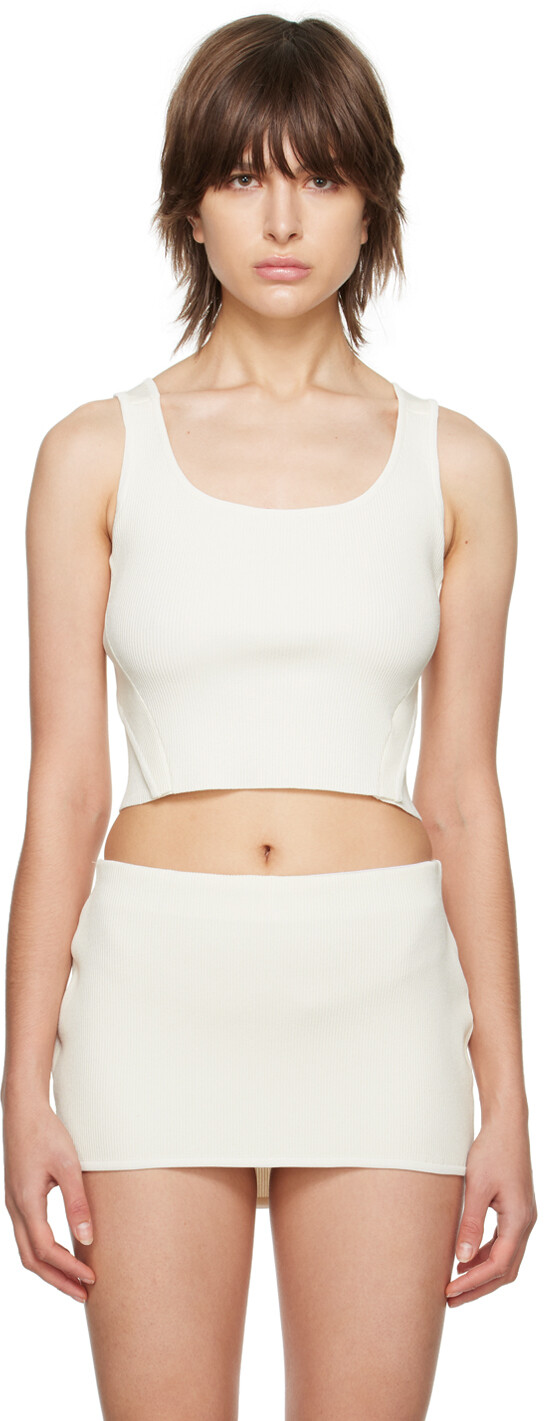 Эксклюзивный комплект из белой майки и мини-юбки SSENSE Hyein Seo
Эксклюзивный комплект из белой майки и мини-юбки SSENSE Hyein Seo