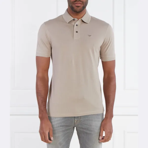 Рубашка-Поло узкого кроя Emporio Armani, бежевый
Рубашка-Поло узкого кроя Emporio Armani, бежевый