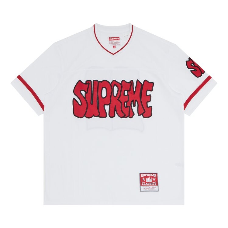 Футболка Supreme x Mitchell & Ness Football Jersey 'White', белый
Футболка Supreme x Mitchell & Ness Football Jersey 'White', белый