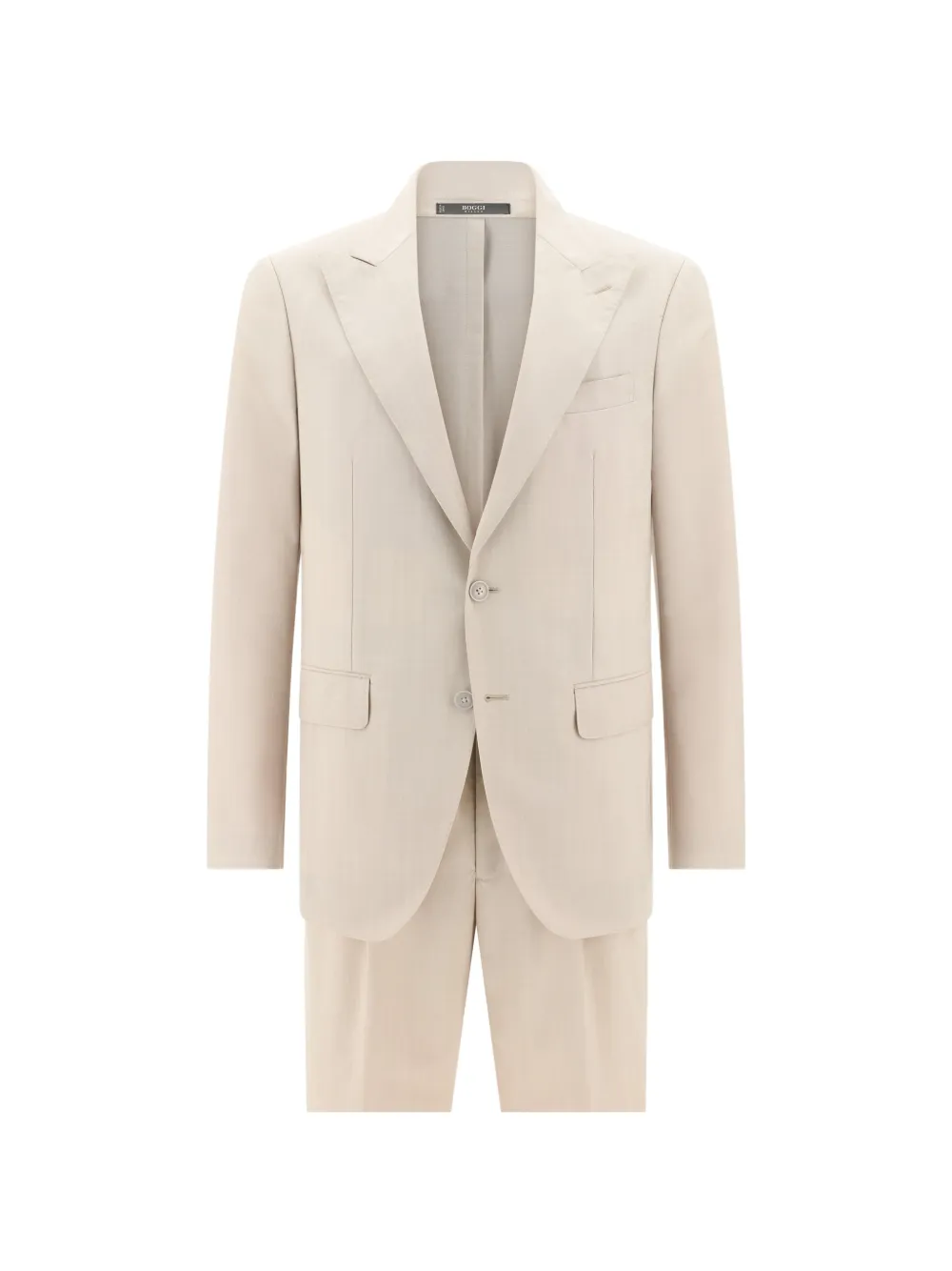 Костюм из шерсти с лацканами-пиком Boggi Milano, бежевый
Костюм из шерсти с лацканами-пиком Boggi Milano, бежевый