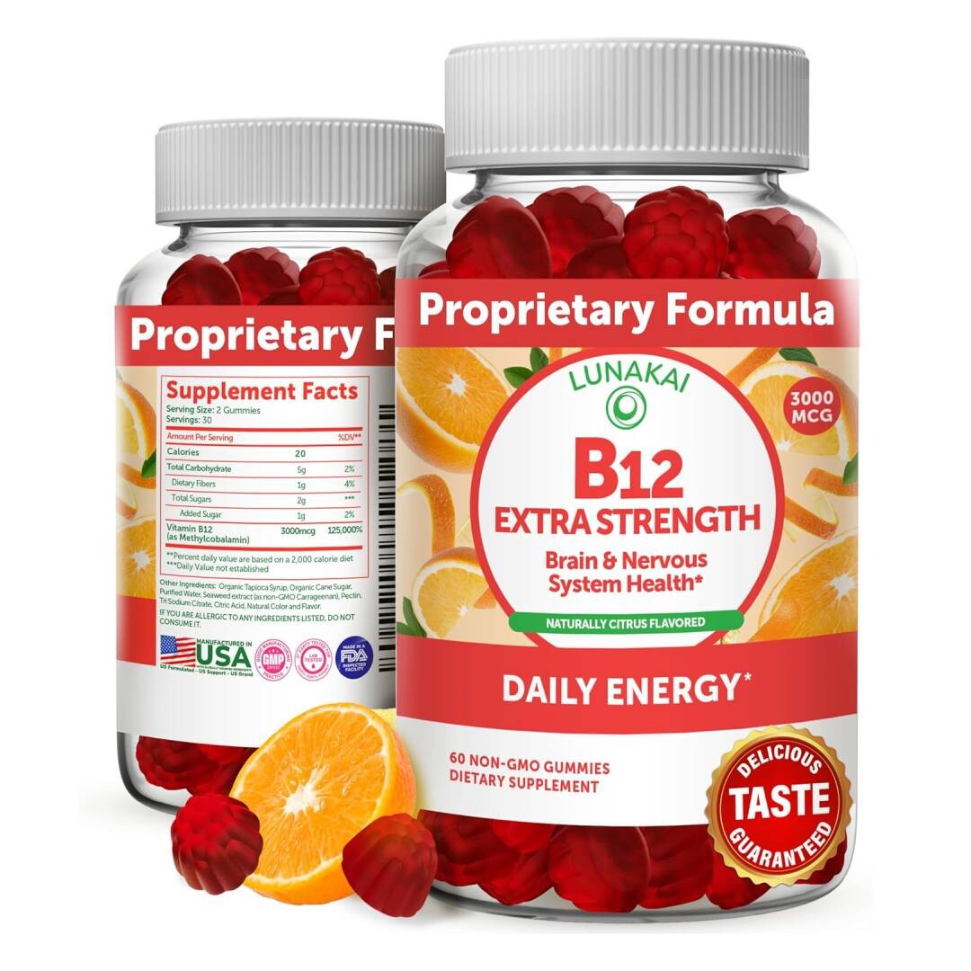 Комплекс с Витамином 12 Lunakai, 60 таблеток
Комплекс с Витамином 12 Lunakai, 60 таблеток