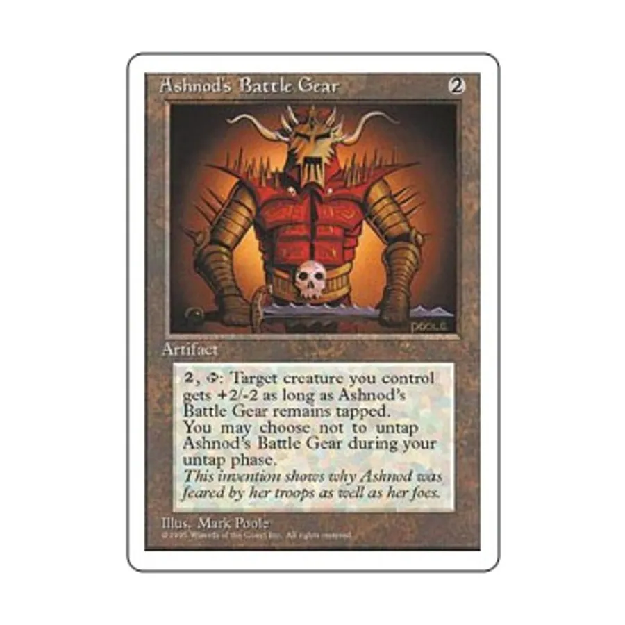 CCG Боевое снаряжение Эшнода (U), MTG - 4th Edition
CCG Боевое снаряжение Эшнода (U), MTG - 4th Edition