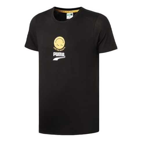 Футболка smiling face pattern athleisure casual sports short sleeve couple style black Puma, черный
Футболка smiling face pattern athleisure casual sports short sleeve couple style black Puma, черный
