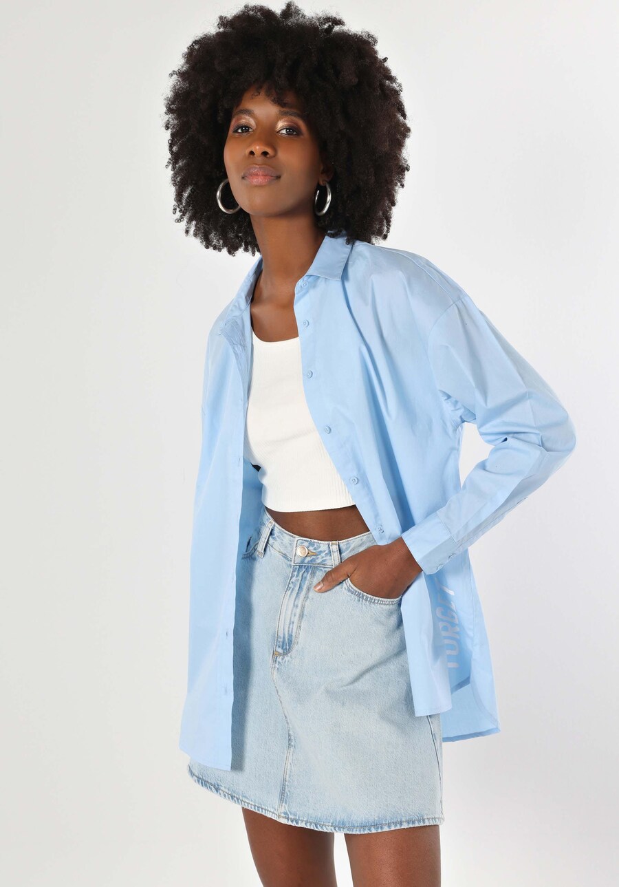 Блуза Colin's, пастельный синий
Блуза Colin's, пастельный синий