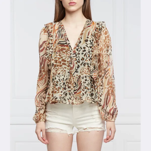 Блузка стандартного кроя Liu Jo, коричневый
Блузка стандартного кроя Liu Jo, коричневый