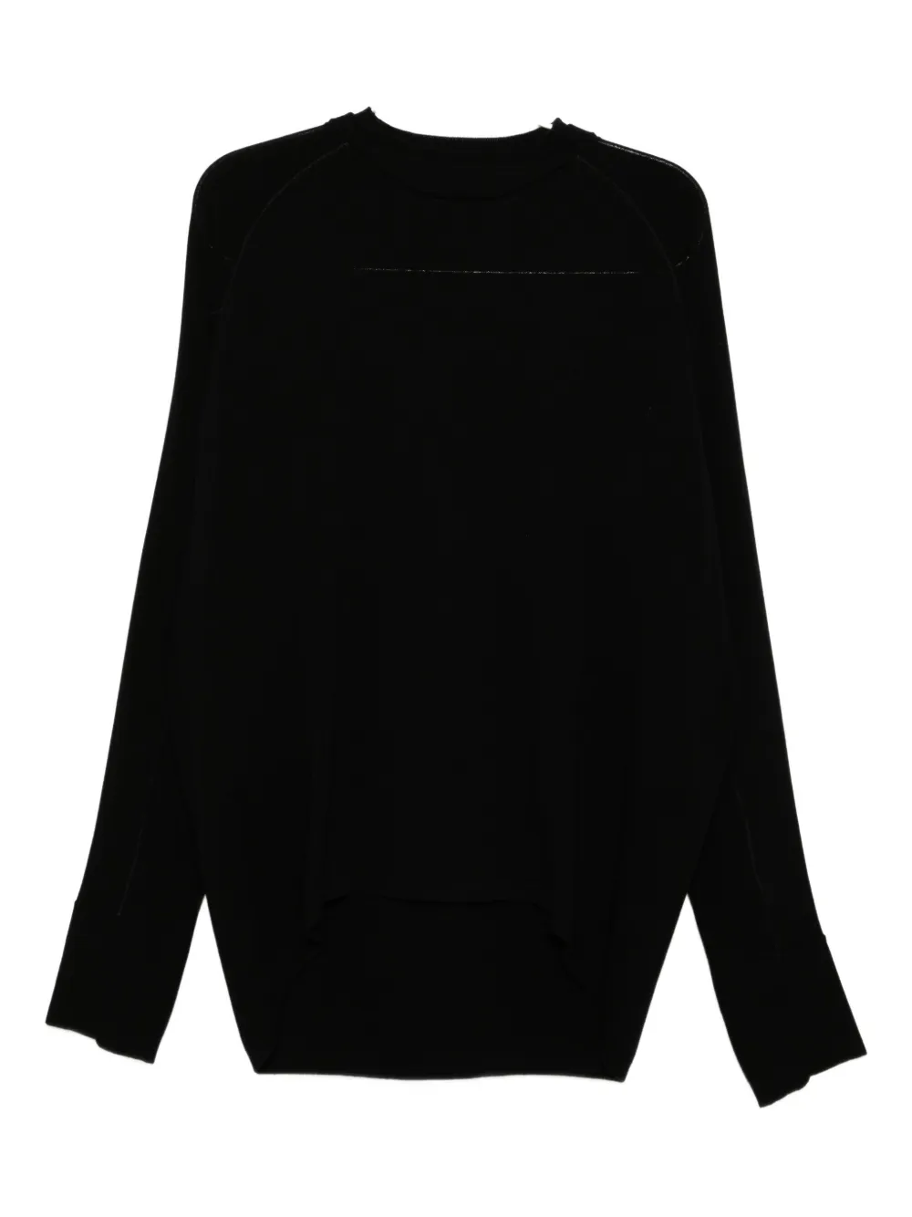 Джемпер со вставками Devoa, черный 
Джемпер со вставками Devoa, черный