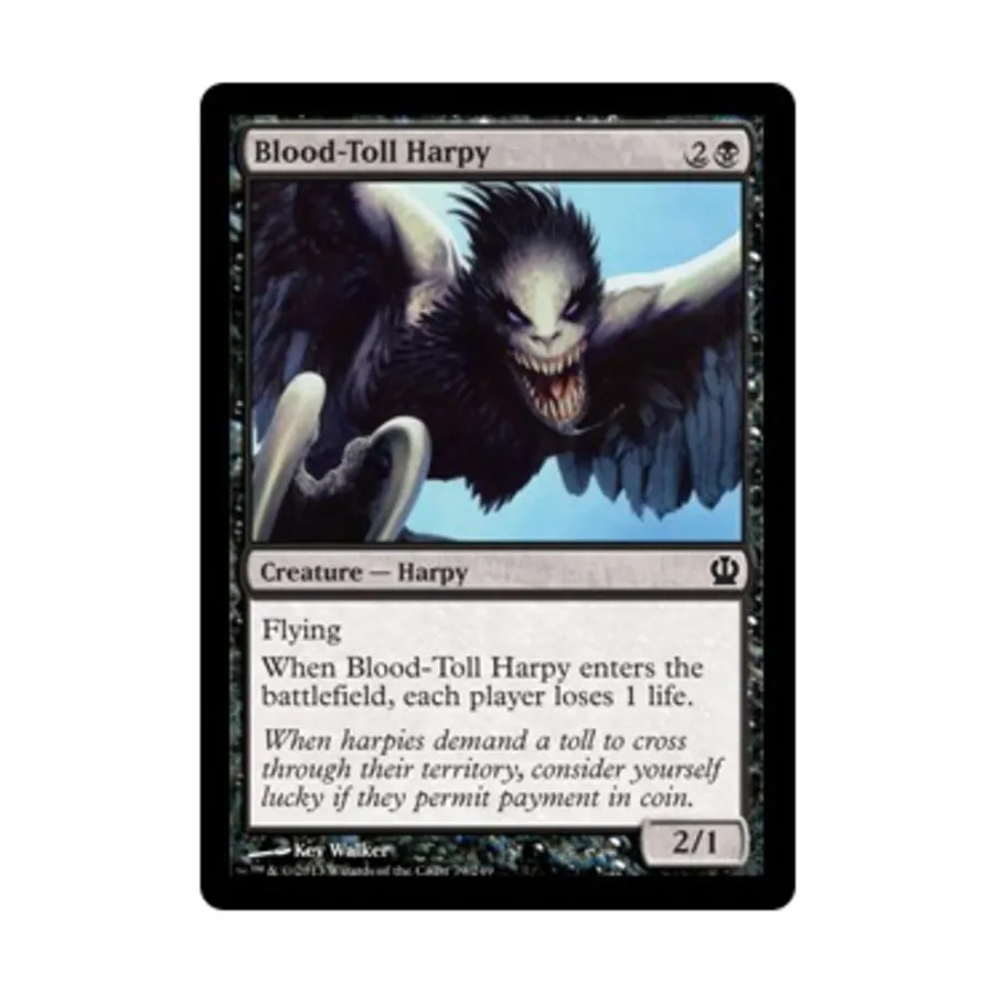 CCG Кровавая гарпия (клавиша C), MTG - Theros 
CCG Кровавая гарпия (клавиша C), MTG - Theros