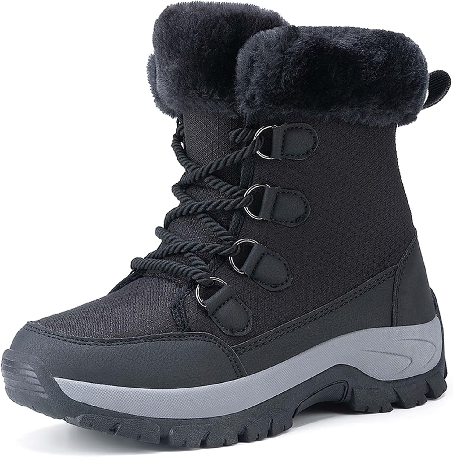 Зимние ботинки с утеплителем из меха для мужчин и женщин, водонепроницаемые, шнуровка, средний голеностоп, противоскользящие, морозостойкие, для активного отдыха, походов, путешествий и альпинизма, с поддержкой свода стопы Generic, черный
Зимние ботинки с утеплителем из меха для мужчин и женщин, водонепроницаемые, шнуровка, средний голеностоп, противоскользящие, морозостойкие, для активного отдыха, походов, путешествий и альпинизма, с поддержкой свода стопы Generic, черный