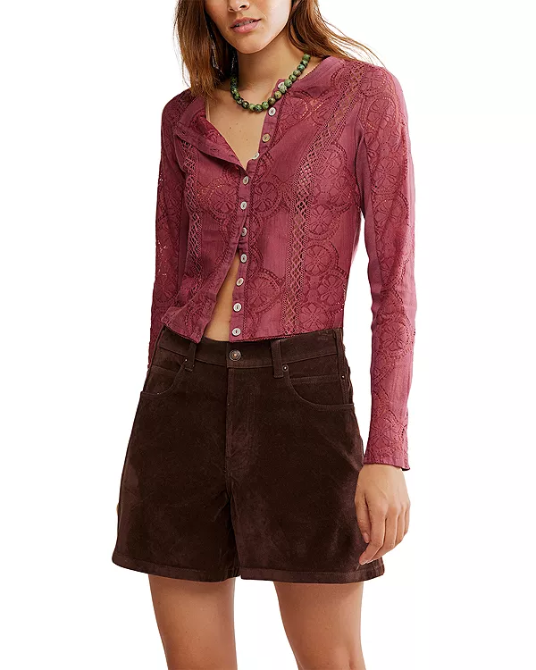 Кружевная блузка Jae Free People, розовый
Кружевная блузка Jae Free People, розовый