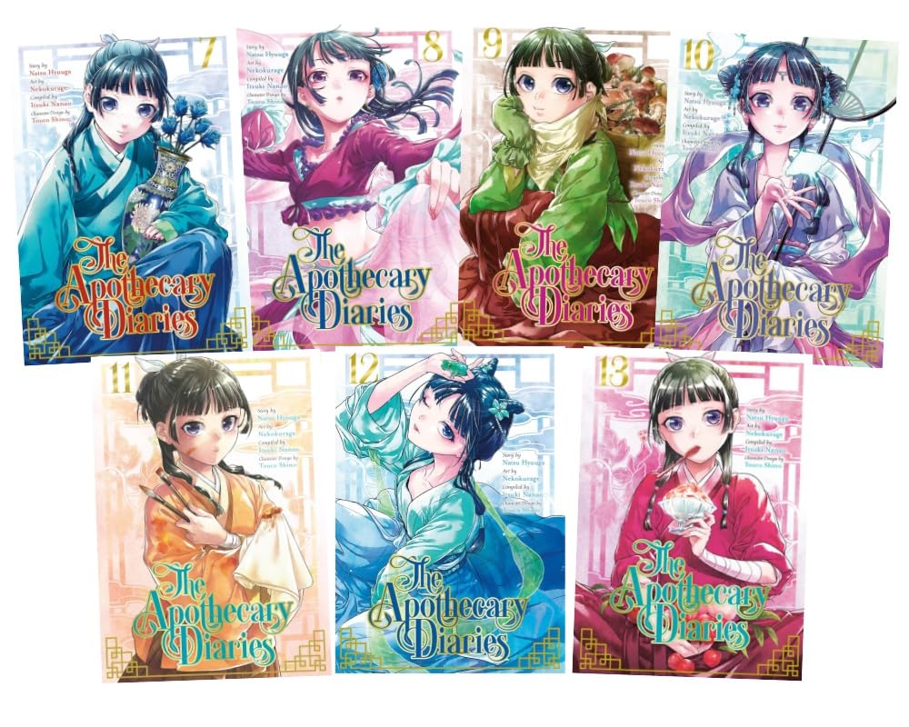 The Apothecary Diaries Series Manga 7-Book Collection Set: Includes Volumes 7-13 (Square Enix Manga)
The Apothecary Diaries Series Manga 7-Book Collection Set: Includes Volumes 7-13 (Square Enix Manga)