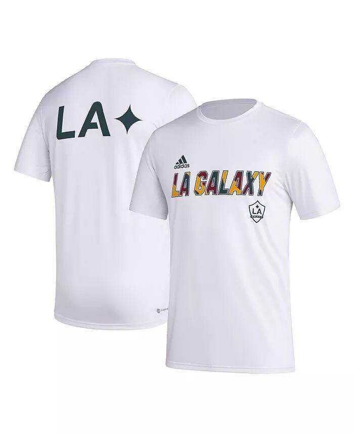 Мужская белая футболка LA Galaxy Team Jersey Hook AEROREADY adidas
Мужская белая футболка LA Galaxy Team Jersey Hook AEROREADY adidas