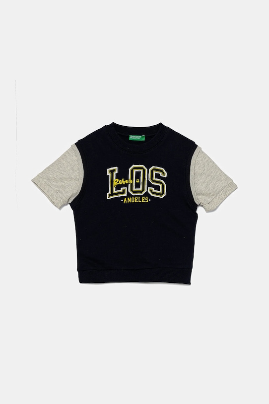 Детская хлопковая толстовка United Colors Of Benetton, темно-синий
Детская хлопковая толстовка United Colors Of Benetton, темно-синий