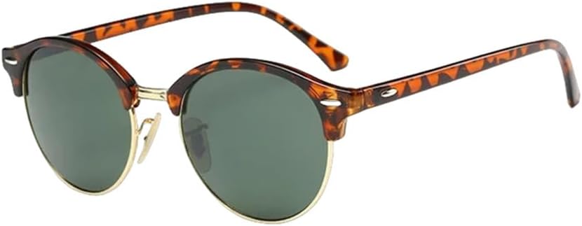 Винтажные женские солнцезащитные очки для мужчин и женщин в стиле ретро с заклепками, круглые зеркальные очки для вождения, женские и мужские, UV400 HDUBFY, Leopard Green
Винтажные женские солнцезащитные очки для мужчин и женщин в стиле ретро с заклепками, круглые зеркальные очки для вождения, женские и мужские, UV400 HDUBFY, Leopard Green