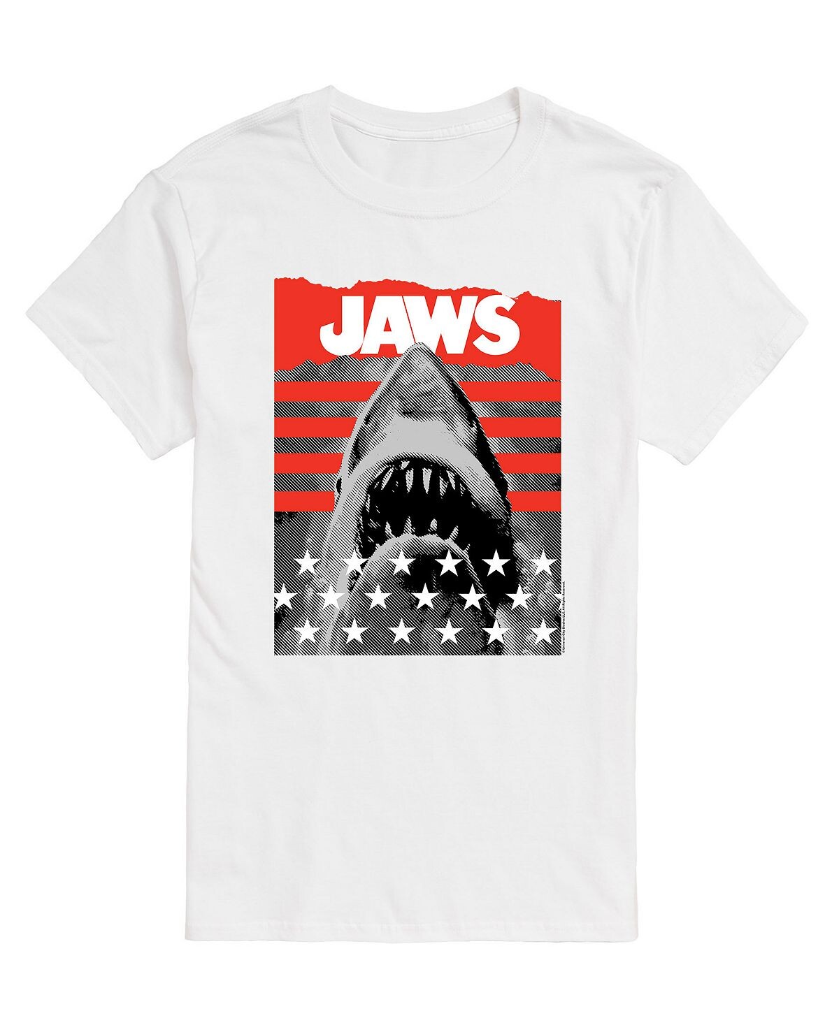 Мужская патриотическая футболка «челюсти» AIRWAVES, белый
Мужская патриотическая футболка «челюсти» AIRWAVES, белый