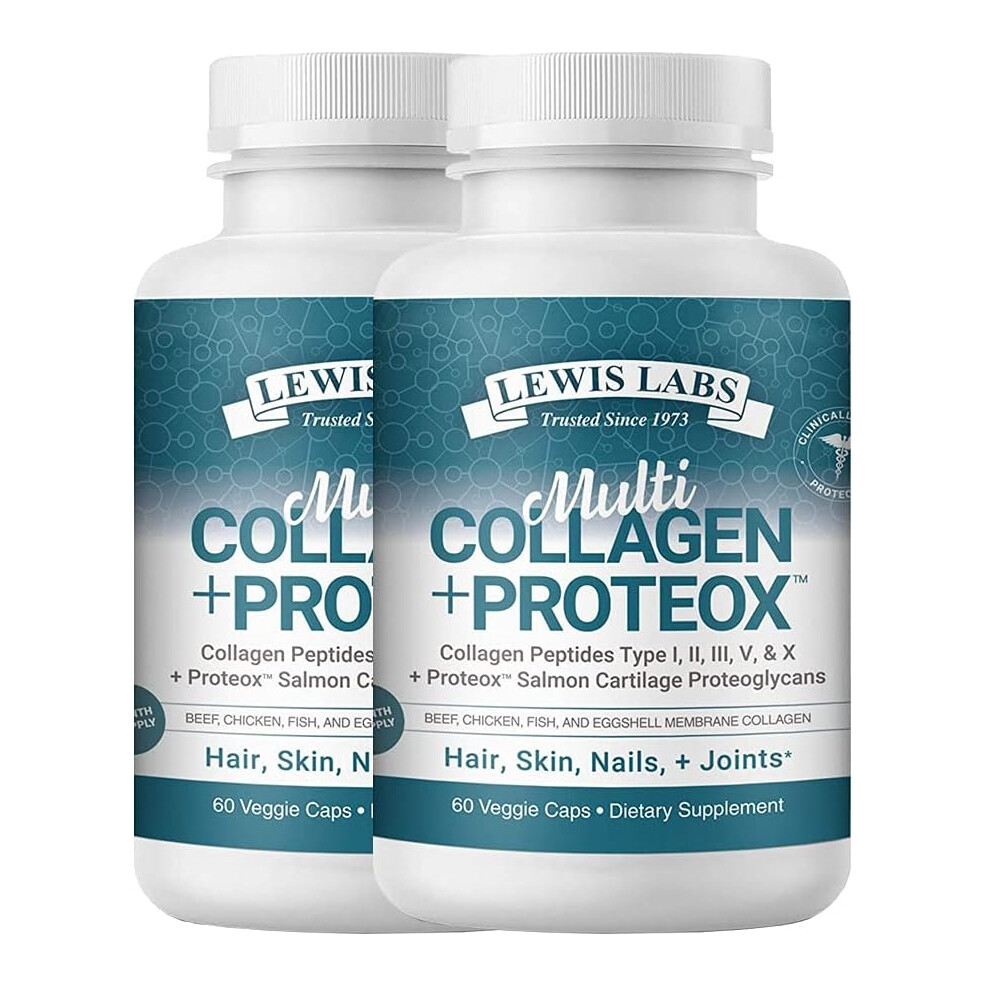 Коллаген Lewis Labs Multi Peptides Type I, II, III, V, X + Proteox, 120 капсул
Коллаген Lewis Labs Multi Peptides Type I, II, III, V, X + Proteox, 120 капсул