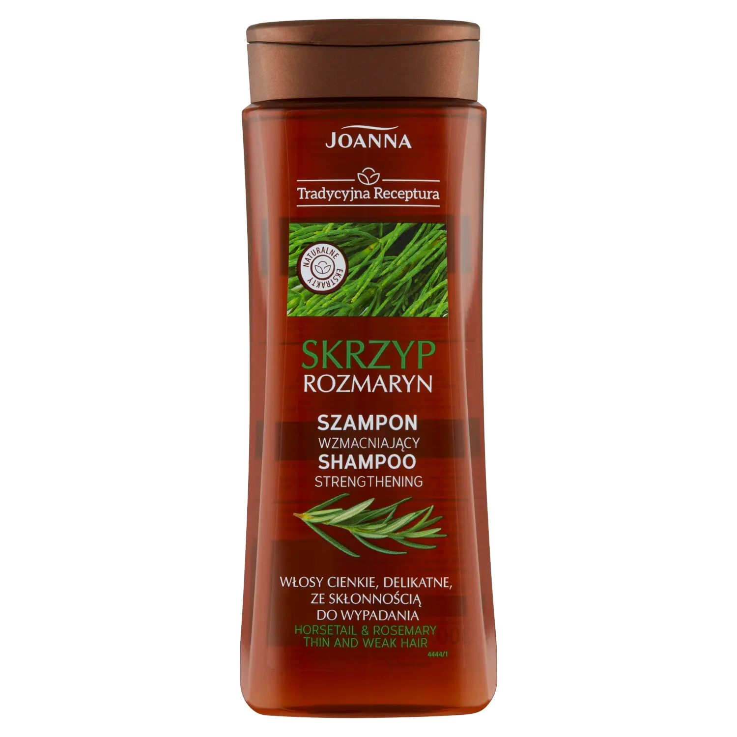 Joanna Tradycyjna Receptura шампунь для волос, хвощ и розмарин, 300 мл
Joanna Tradycyjna Receptura шампунь для волос, хвощ и розмарин, 300 мл
