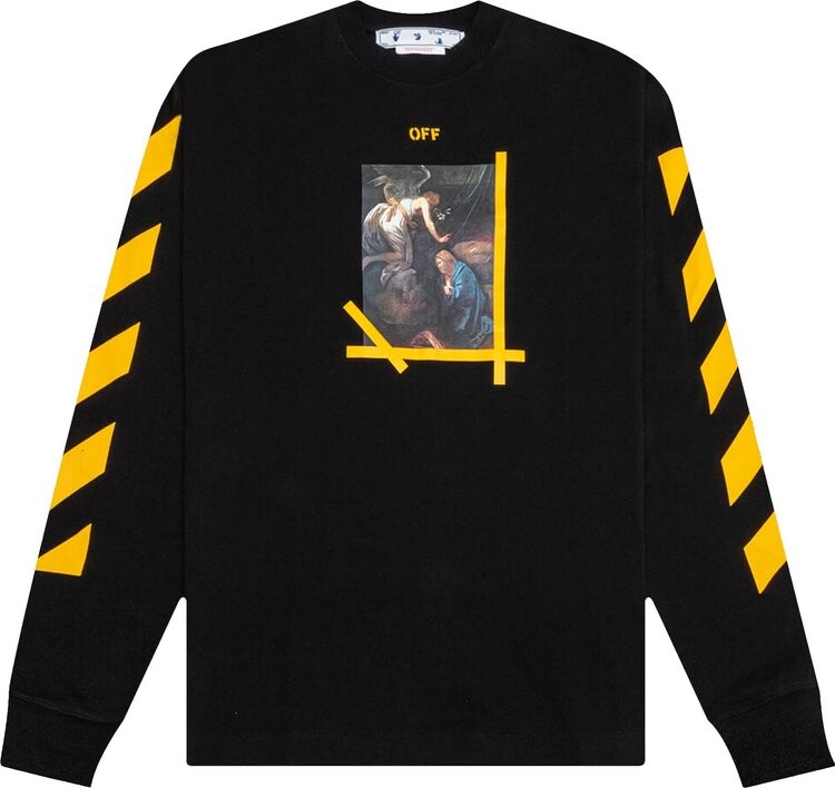 Лонгслив Off-White Diagonal Arrow Caravaggio Skate Long-Sleeve Tee 'Black/White', черный
Лонгслив Off-White Diagonal Arrow Caravaggio Skate Long-Sleeve Tee 'Black/White', черный