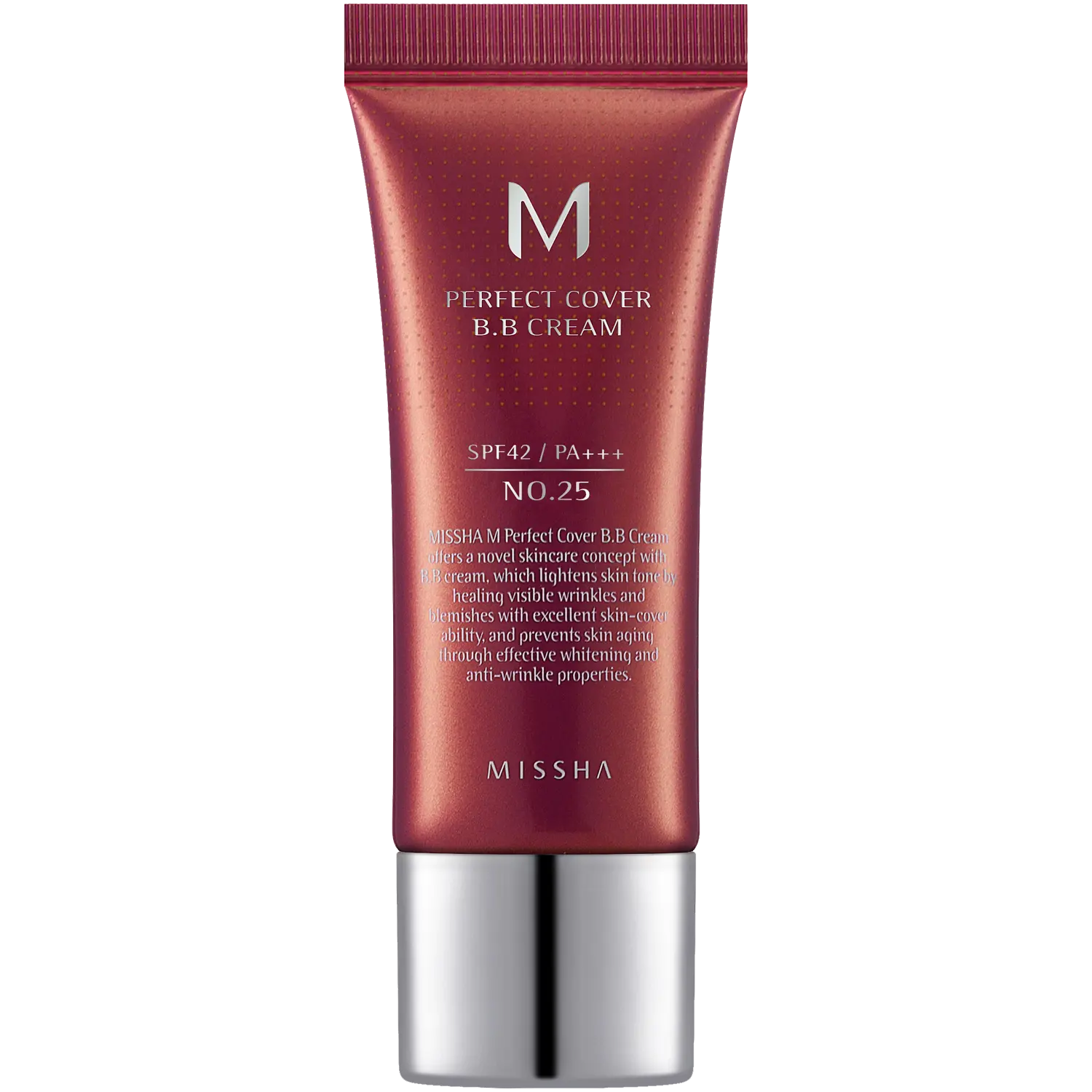 Bb-крем с фильтром spf42/pa+++ для лица 25 теплый беж Missha M Perfect Cover, 20 мл
Bb-крем с фильтром spf42/pa+++ для лица 25 теплый беж Missha M Perfect Cover, 20 мл