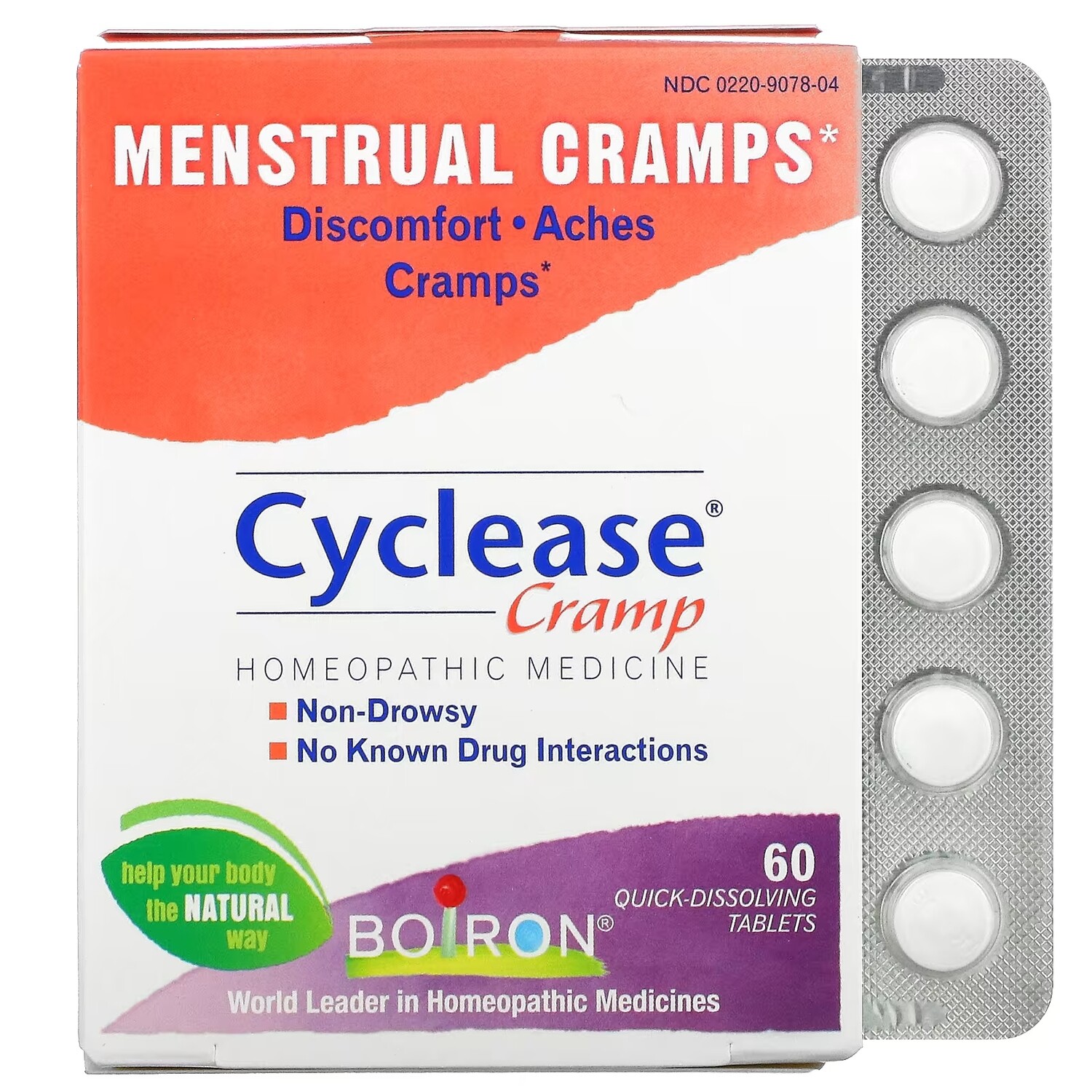 Boiron Cyclease Cramp менструальные спазмы, 60 быстрорастворимых таблеток
Boiron Cyclease Cramp менструальные спазмы, 60 быстрорастворимых таблеток
