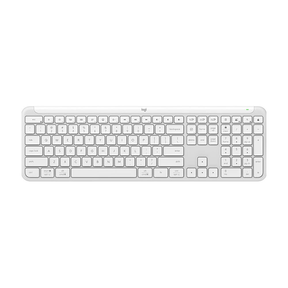 Клавиатура беспроводная Logitech Signature Slim K950, английская раскладка, белый
Клавиатура беспроводная Logitech Signature Slim K950, английская раскладка, белый