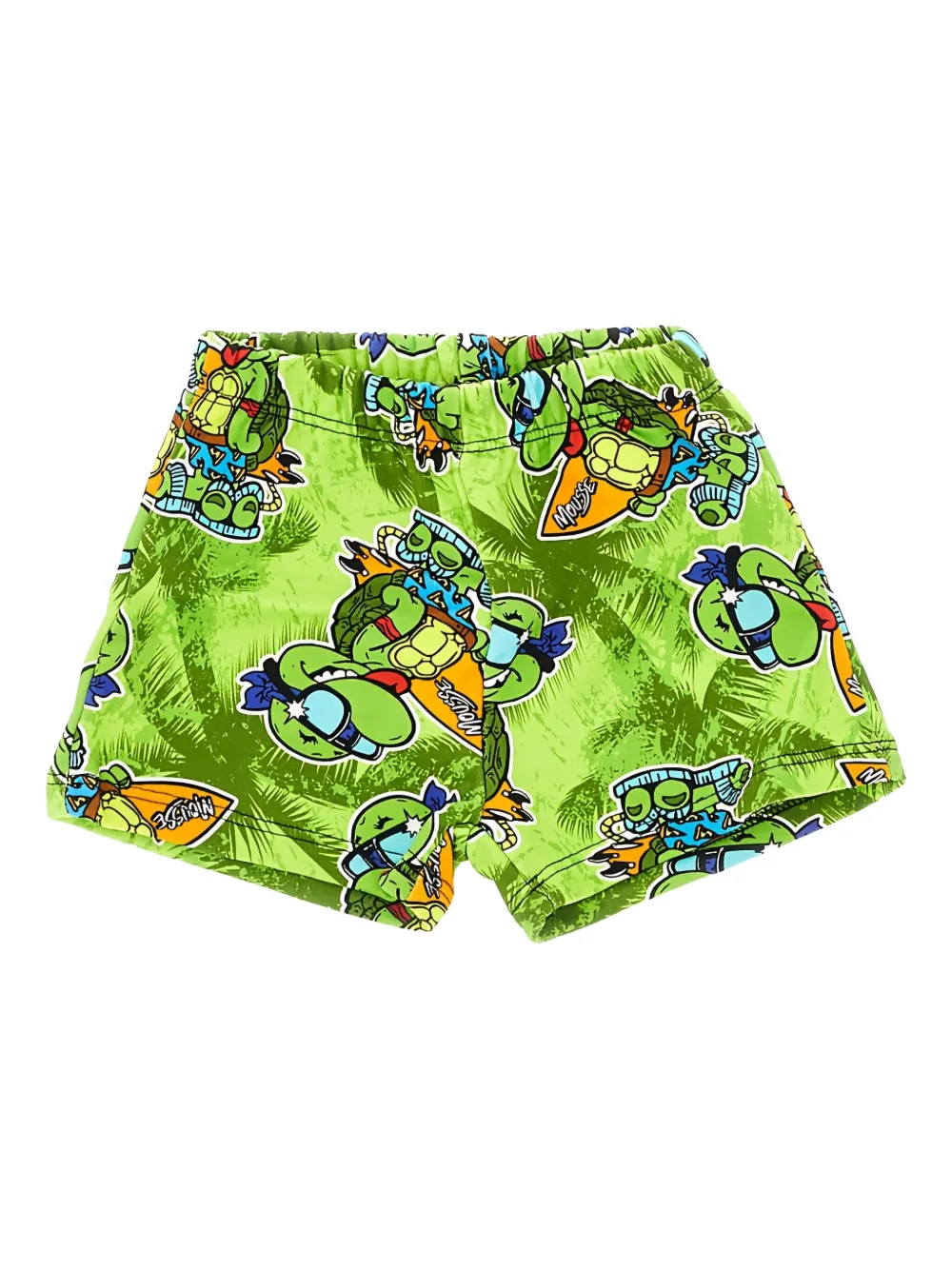 Шорты с эластичным поясом и принтом черепахи mousse dans la bouche, зеленый
Шорты с эластичным поясом и принтом черепахи mousse dans la bouche, зеленый