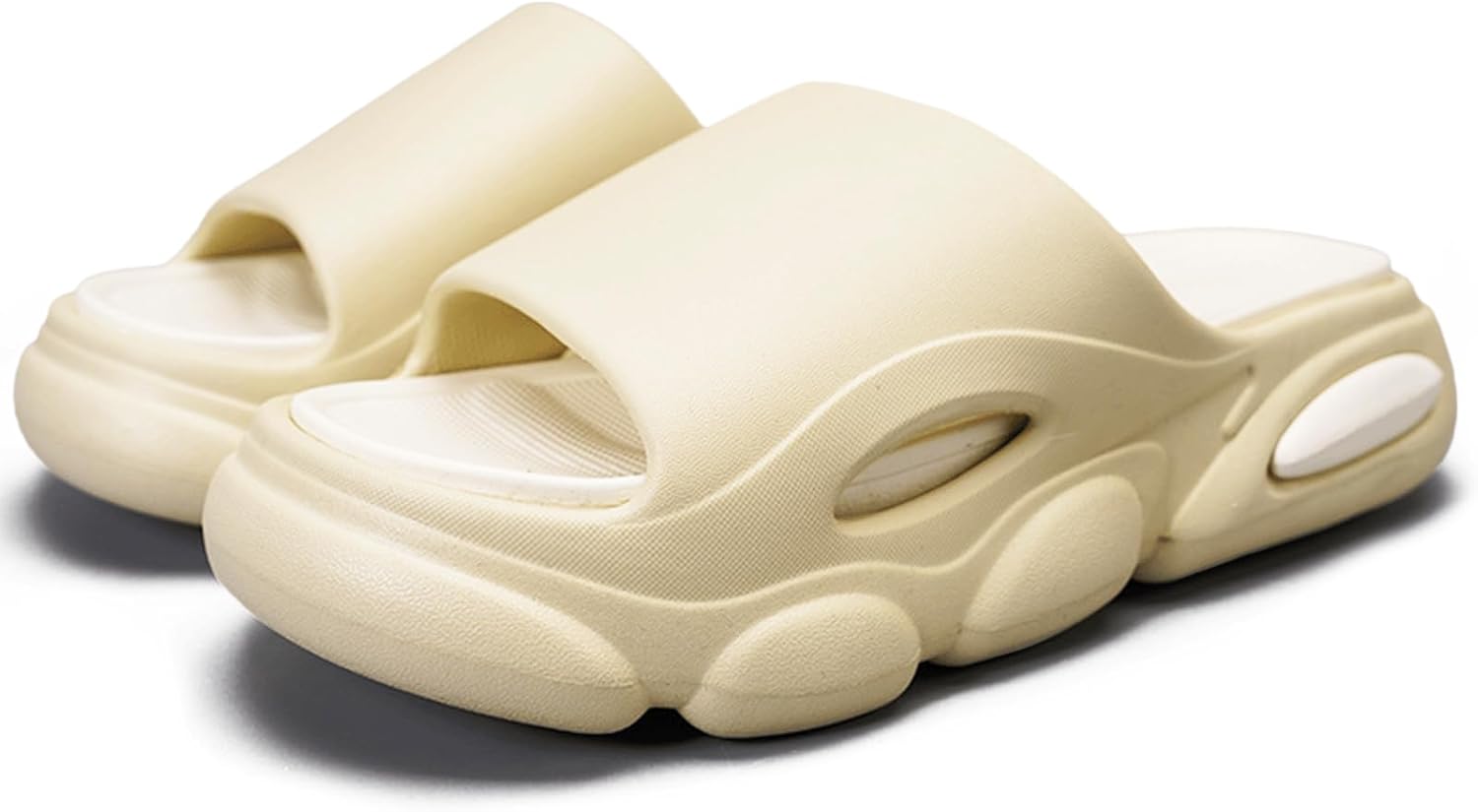Тапочки Cloud Slides для женщин и мужчин, удобные сандалии из пеноматериала для дома и улицы, для ванной и душа Lotustar, слоновая кость
Тапочки Cloud Slides для женщин и мужчин, удобные сандалии из пеноматериала для дома и улицы, для ванной и душа Lotustar, слоновая кость