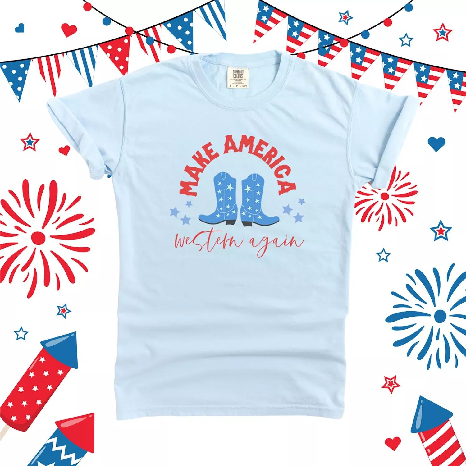 Футболки Make America Western Boots, окрашенные в готовую одежду Simply Sage Market
Футболки Make America Western Boots, окрашенные в готовую одежду Simply Sage Market