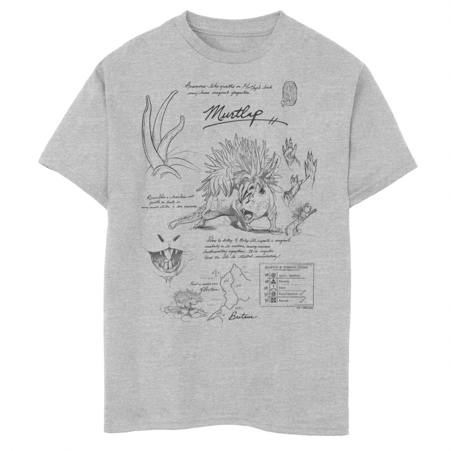 Футболка «Фантастический зверь» для мальчиков 8–20 лет — Гриндельвальд Муртлап, учебная тетрадь, футболка с эскизами Licensed Character
Футболка «Фантастический зверь» для мальчиков 8–20 лет — Гриндельвальд Муртлап, учебная тетрадь, футболка с эскизами Licensed Character