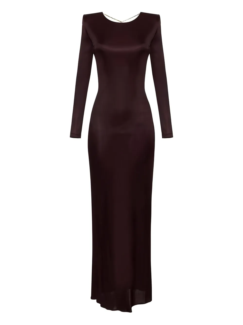 Макси-платье с открытой спиной и цепочкой-декором Elisabetta Franchi, фиолетовый
Макси-платье с открытой спиной и цепочкой-декором Elisabetta Franchi, фиолетовый