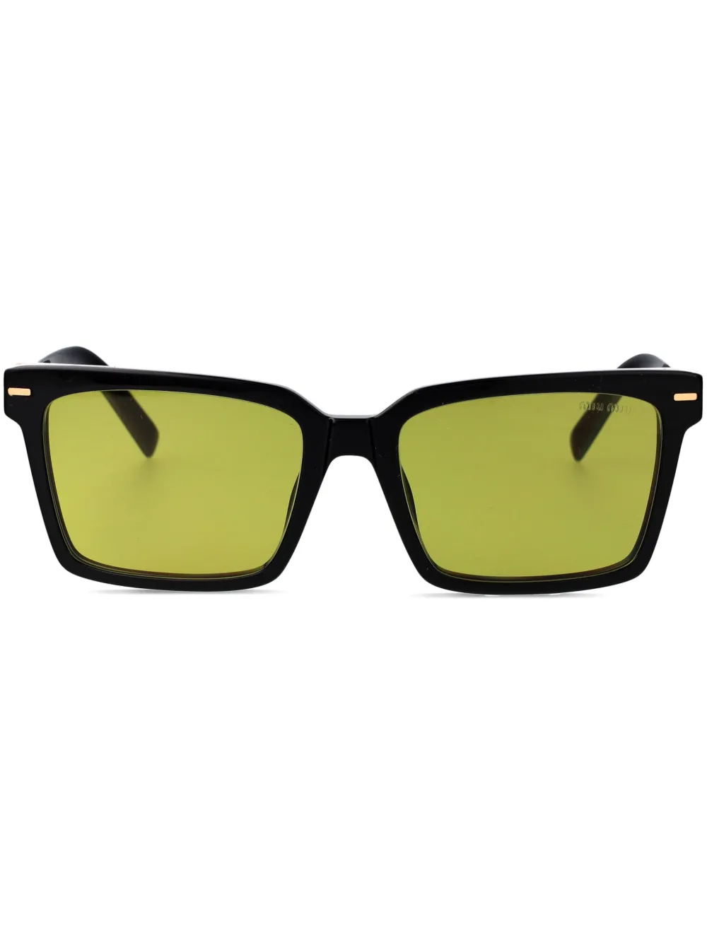 Солнцезащитные очки в прямоугольной оправе Miu Miu Eyewear, черный
Солнцезащитные очки в прямоугольной оправе Miu Miu Eyewear, черный