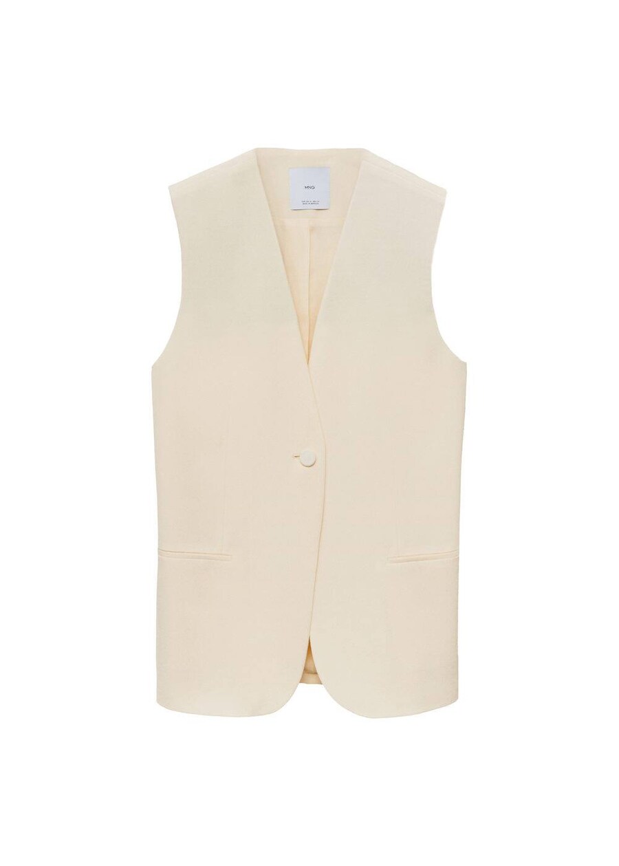 Жилет MANGO Mire, Light beige 
Жилет MANGO Mire, Light beige