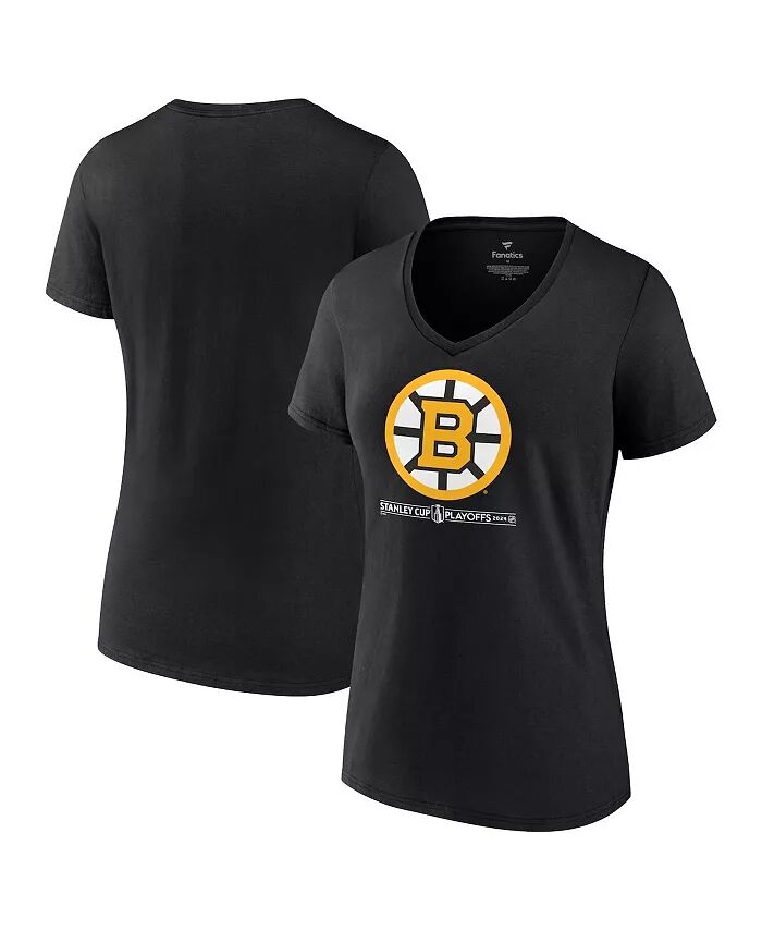 Женская черная футболка Boston Bruins 2024 Stanley Cup Playoffs Breakout с V-образным вырезом Fanatics
Женская черная футболка Boston Bruins 2024 Stanley Cup Playoffs Breakout с V-образным вырезом Fanatics