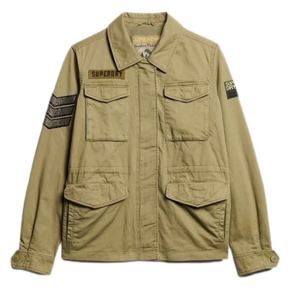 Куртка Superdry Embellished M65 Military, зеленый
Куртка Superdry Embellished M65 Military, зеленый