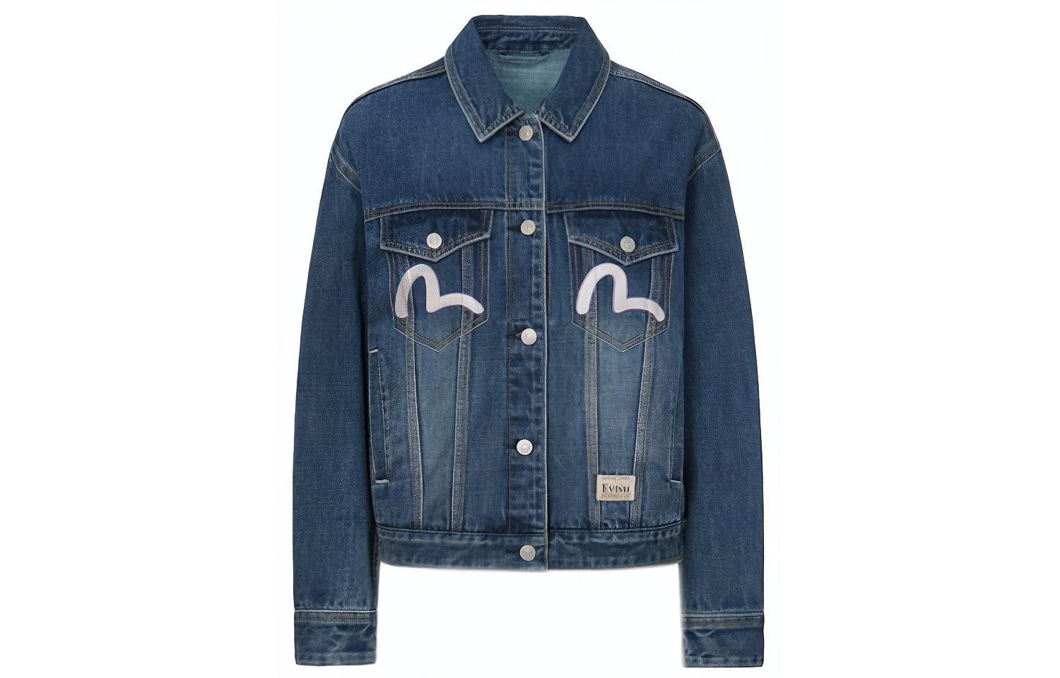 Джинсовая куртка женская EVISU, синий
Джинсовая куртка женская EVISU, синий