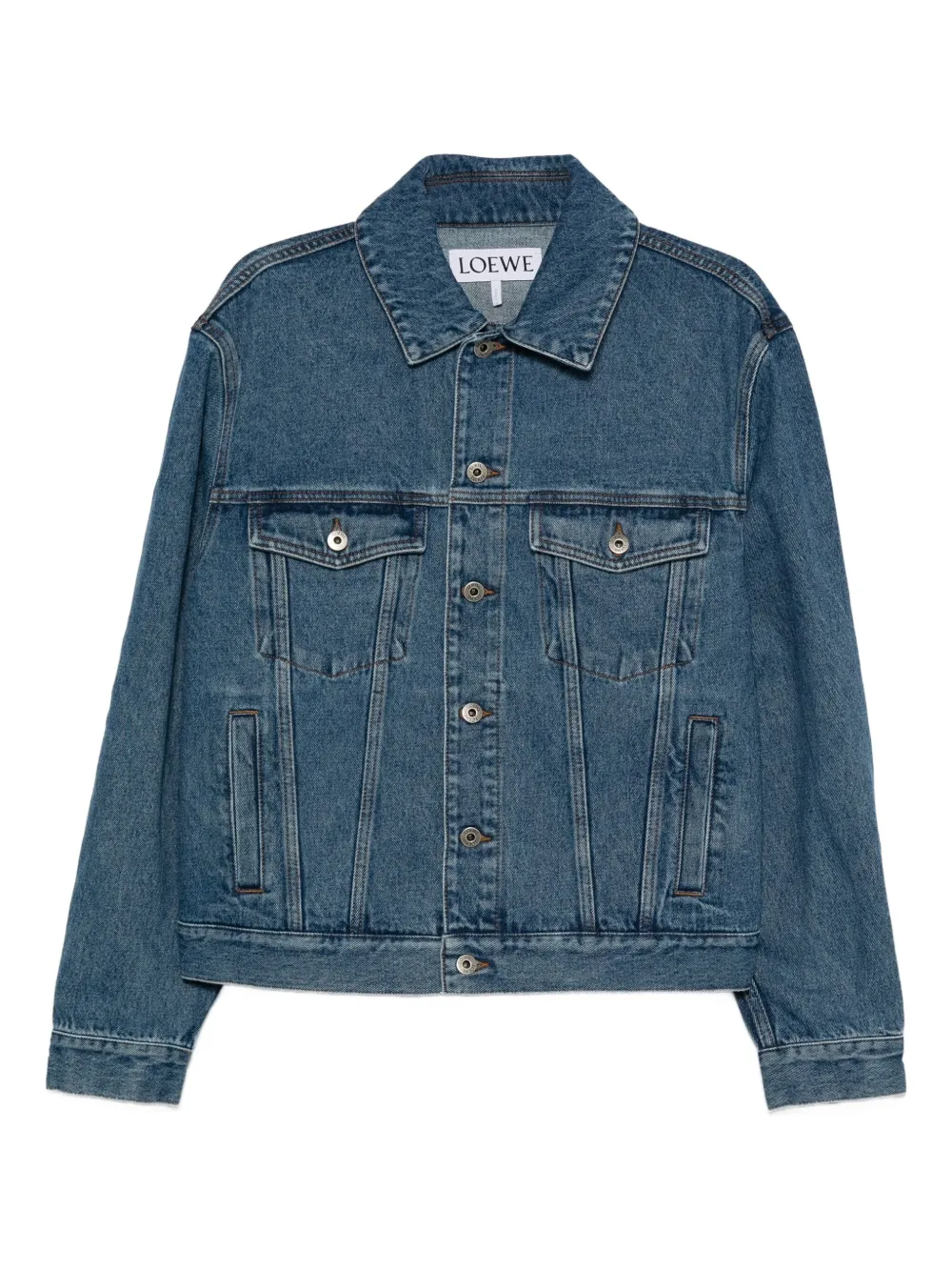 Джинсовая куртка с декором Anagram LOEWE, синий
Джинсовая куртка с декором Anagram LOEWE, синий