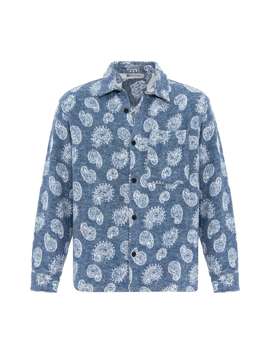 Удобная рубашка на пуговицах Dandalo Arthur, синий деним
Удобная рубашка на пуговицах Dandalo Arthur, синий деним