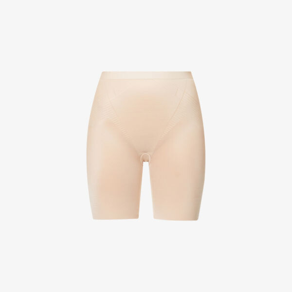 Шорты Thinstincts 20 из эластичной ткани с высокой посадкой Spanx, бежевый 
Шорты Thinstincts 20 из эластичной ткани с высокой посадкой Spanx, бежевый