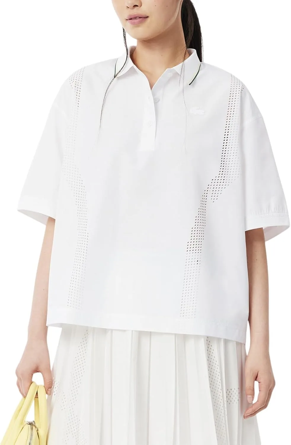 Женская поло Lacoste Oversized из технической ткани
Женская поло Lacoste Oversized из технической ткани