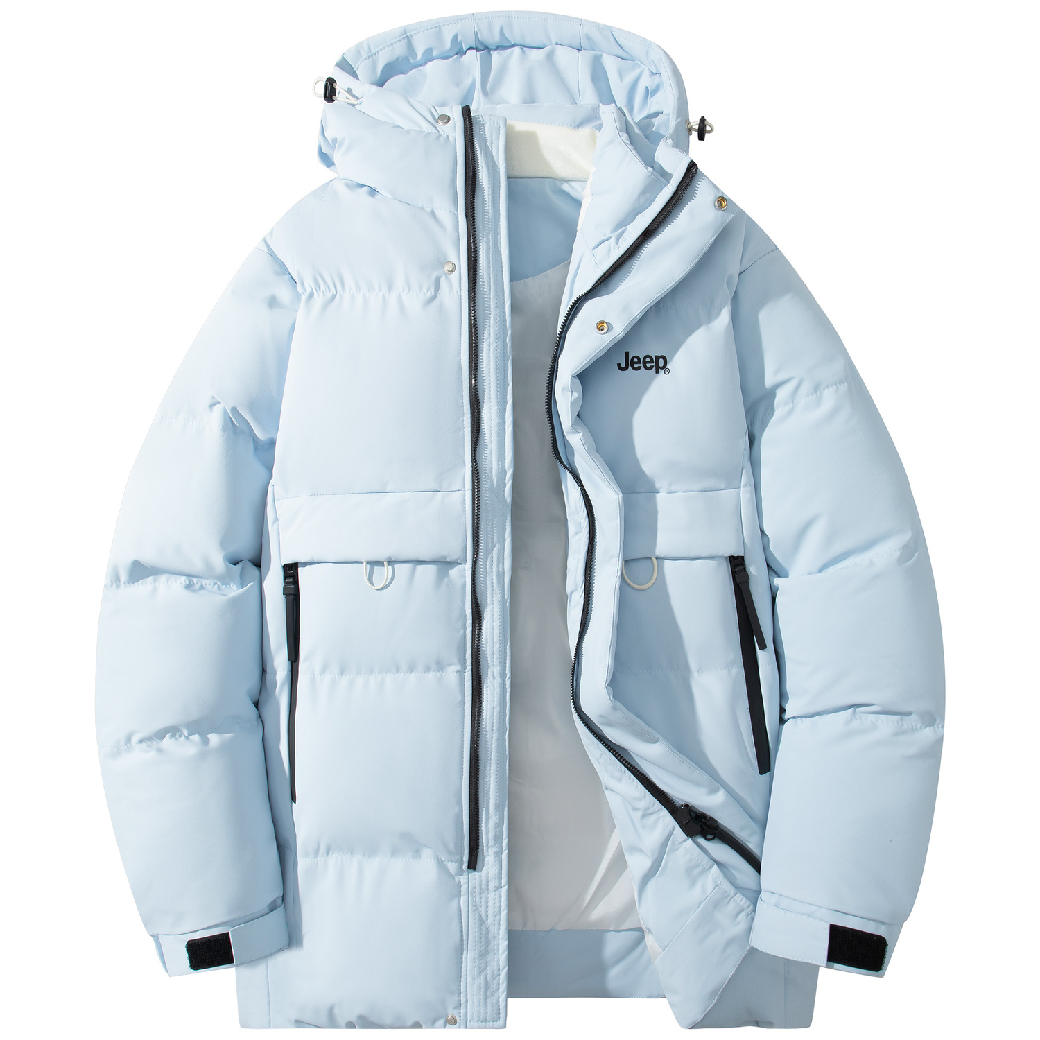 Пуховик Unisex Hooded Thickened Jeep, sky синий
Пуховик Unisex Hooded Thickened Jeep, sky синий