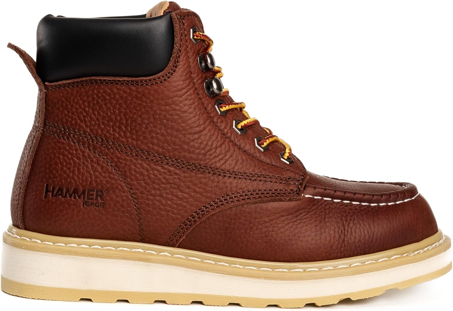 Мужские ботинки Hammer Force 347 с носком Moc Toe, 15 см - полностью натуральная кожа, подошва с противоскользящим эффектом, удобный мягкий воротник, прочная шнуровка, коричневый
Мужские ботинки Hammer Force 347 с носком Moc Toe, 15 см - полностью натуральная кожа, подошва с противоскользящим эффектом, удобный мягкий воротник, прочная шнуровка, коричневый