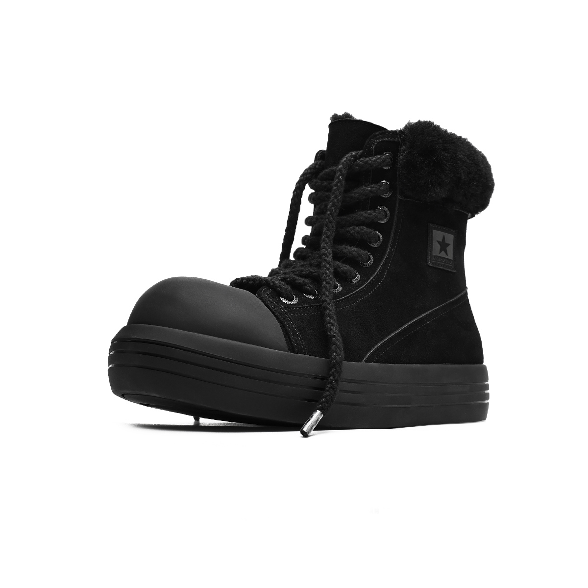 MODENGPAN Мужские утепленные зимние ботинки черные, цвет Black
MODENGPAN Мужские утепленные зимние ботинки черные, цвет Black