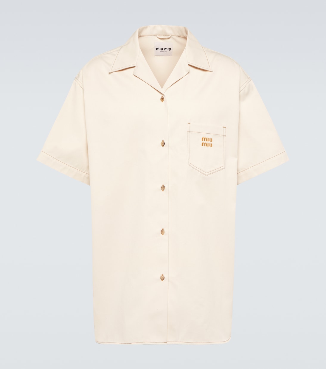 Джинсовая рубашка Miu Miu, Naturale
Джинсовая рубашка Miu Miu, Naturale