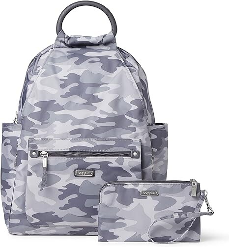 Женский рюкзак Baggallini на весь день с ремешком для телефона RFID, серый камуфляжный принт
Женский рюкзак Baggallini на весь день с ремешком для телефона RFID, серый камуфляжный принт