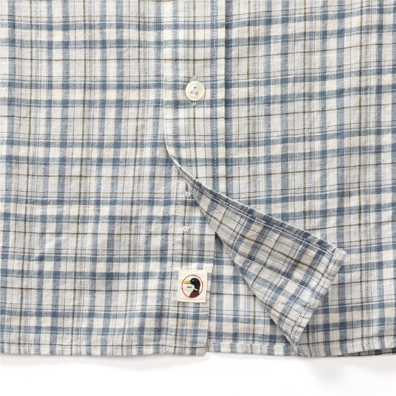 Голубая оксфордская рубашка в шотландскую клетку Morehead DUCK HEAD
Голубая оксфордская рубашка в шотландскую клетку Morehead DUCK HEAD