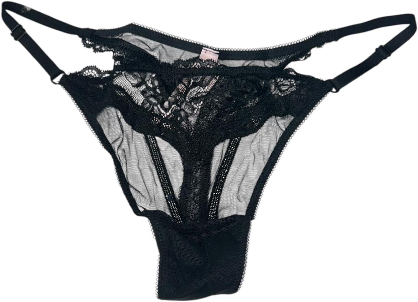 Victoria's Secret стринги с регулируемыми завязками, украшенные стразами, цвет Black, новый, Black Shine
Victoria's Secret стринги с регулируемыми завязками, украшенные стразами, цвет Black, новый, Black Shine