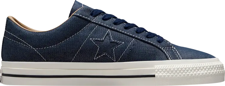 Кеды Converse One Star Pro Low Denim - Midnight Navy, синий 
Кеды Converse One Star Pro Low Denim - Midnight Navy, синий