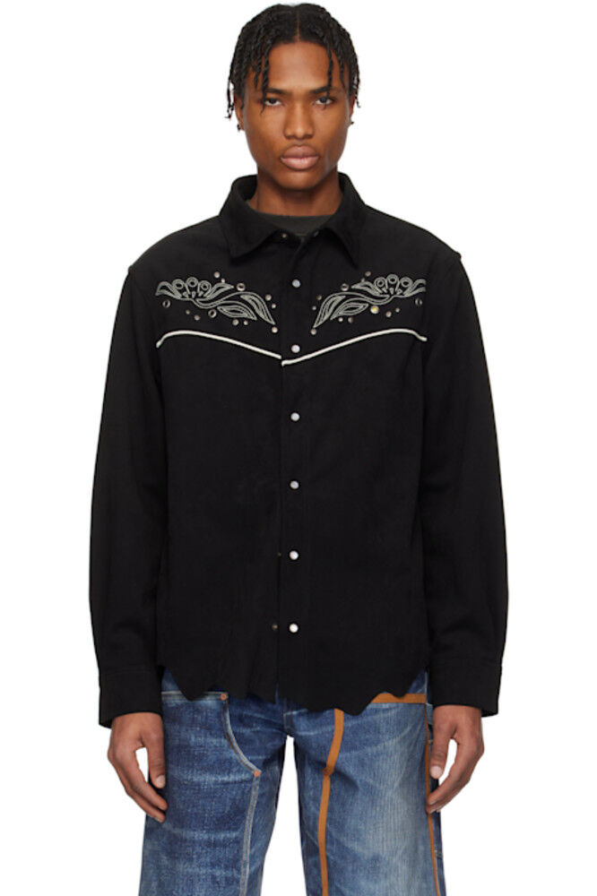 Черная рубашка Lemmans из искусственной замши Andersson Bell
Черная рубашка Lemmans из искусственной замши Andersson Bell