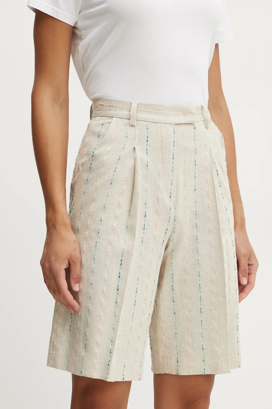 Шорты с добавлением льна Fracomina, бежевый
Шорты с добавлением льна Fracomina, бежевый