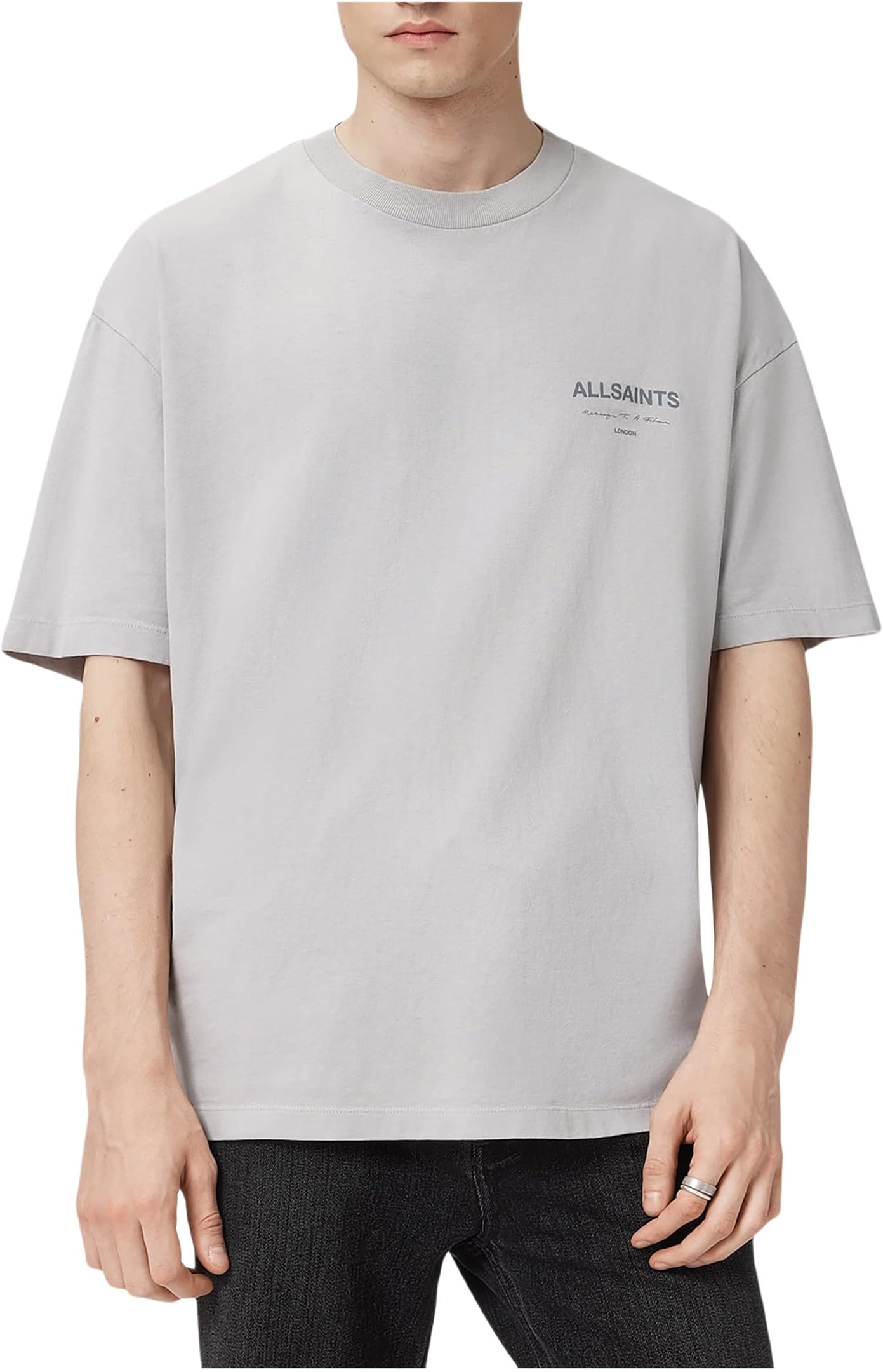 Футболка AllSaints Future Short Sleeve Crew, цвет Carbon Grey
Футболка AllSaints Future Short Sleeve Crew, цвет Carbon Grey