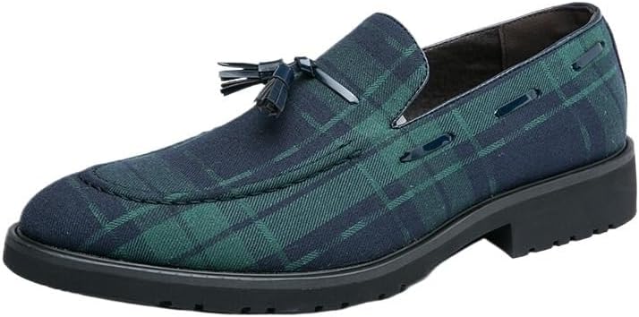 Мужские повседневные лоферы, с удобной посадкой, нескользящие и износостойкие, для повседневной носки, вечеринок, свадеб и деловой обстановки Zestrelax, зеленый
Мужские повседневные лоферы, с удобной посадкой, нескользящие и износостойкие, для повседневной носки, вечеринок, свадеб и деловой обстановки Zestrelax, зеленый